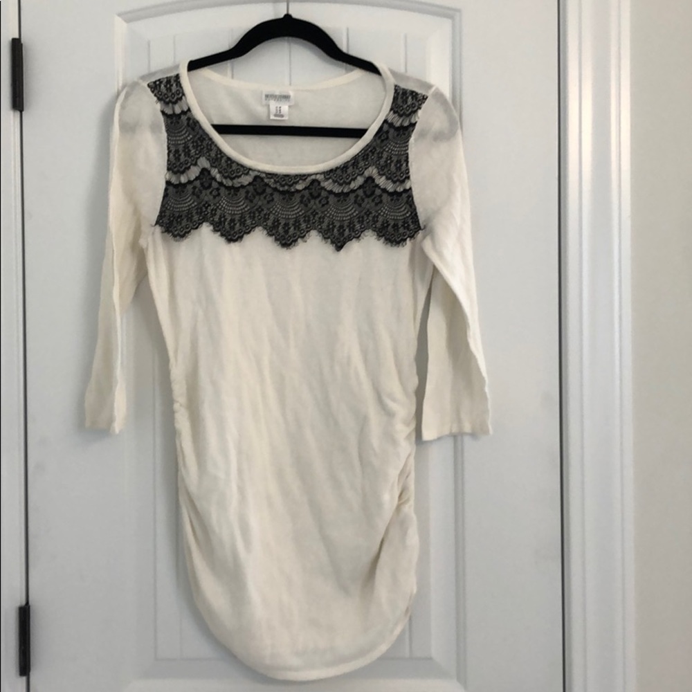 3/4 Sleeve Maternity Top